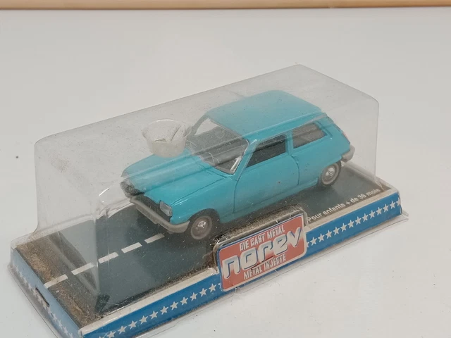 PEUGEOT 204 Bleu NOREV 1:43 plastique imperfection