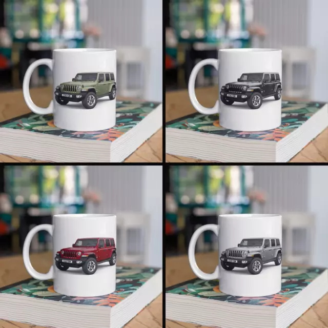 Personalised Jeep Wrangler Sahara Mug Gift Choose Colour  - FAST POST