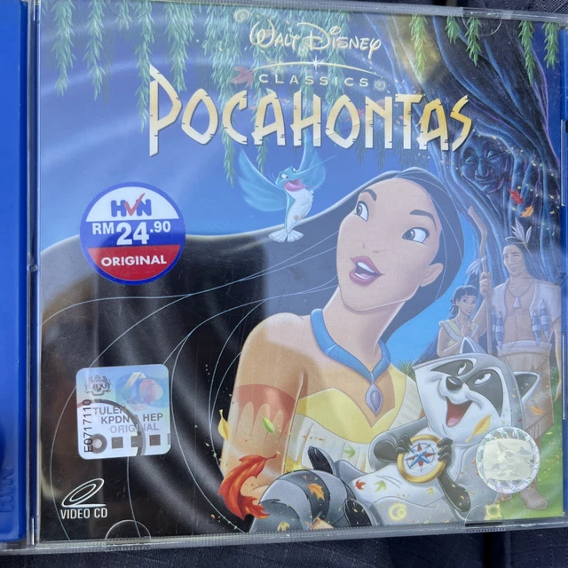 Walt Disney classics Pocahontas 2xVCD 2004 malaysia