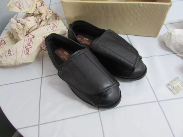 LADIES BLACK Clifford James Orthopaedic Slippers Size 6 17.99 PicClick UK