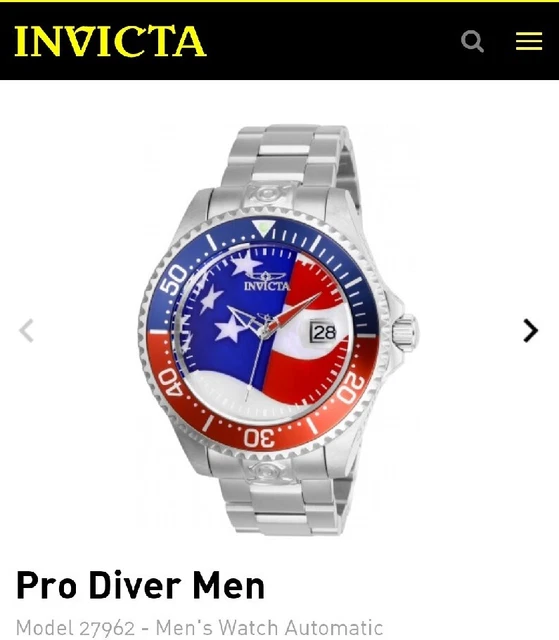 INVICTA 47MM GRANDDIVER First Responder Black Red Skull Automatic Bracelet Watch 119.00 PicClick