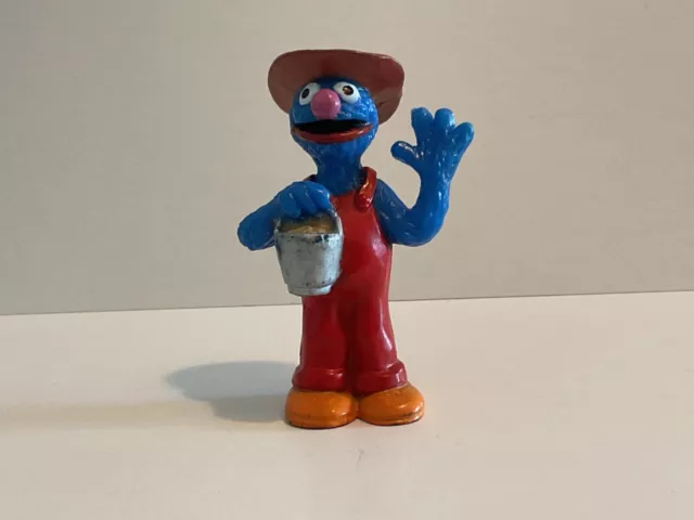 Sesamstrasse Sesame Street Jim Henson Figur ca.6,5 cm: Grobi als Farmer