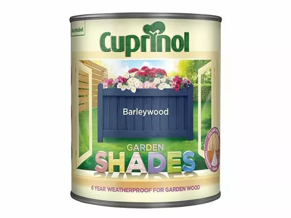 Cuprinol Garden Shades Paint Furniture Sheds Fences Wood Outdoor - Barleywood 1L