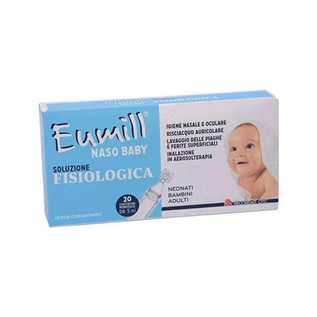 RECORDATI Eumill Naso Baby - physiological solution 20 Vials