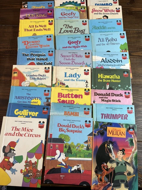 walt disney story book lot Disneys Wonderful World Of Reading Good Condition