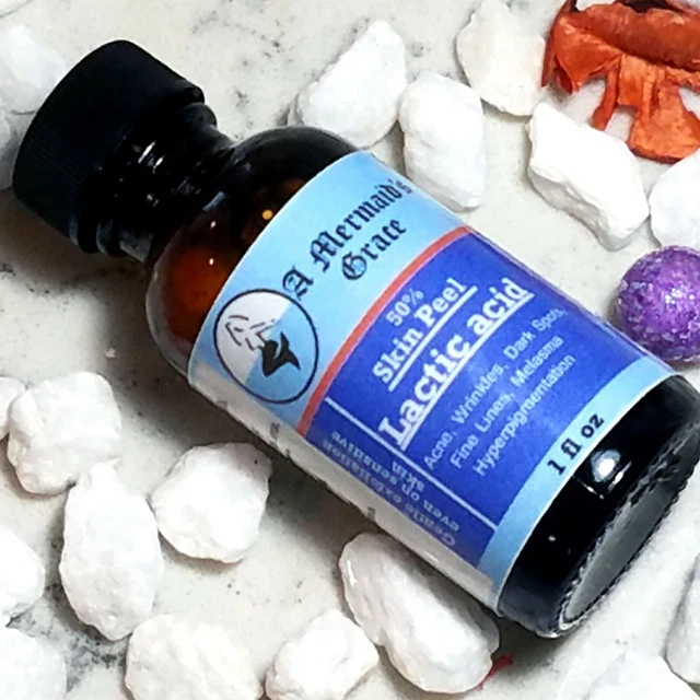 LACTIC ACID PEEL 50 Acne, skin discoloration ,Acne Scars,Age Spots