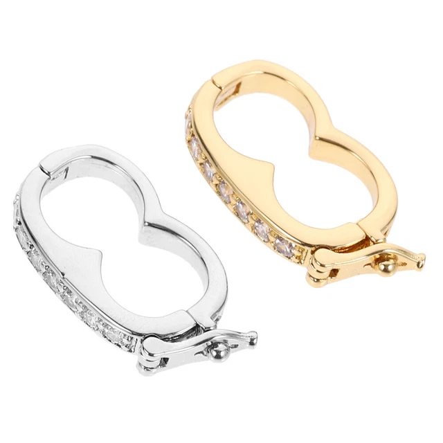 2 Pcs Perlenketten Schmuck Erdnussschnalle Halskette Verkürzer Werkzeuge Machen