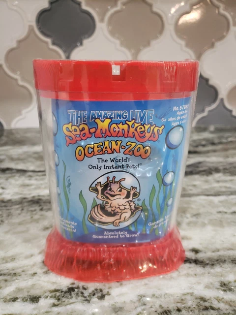 The Amazing Live Sea Monkeys Ocean Zoo Red Plastic Container 67981 Expired?