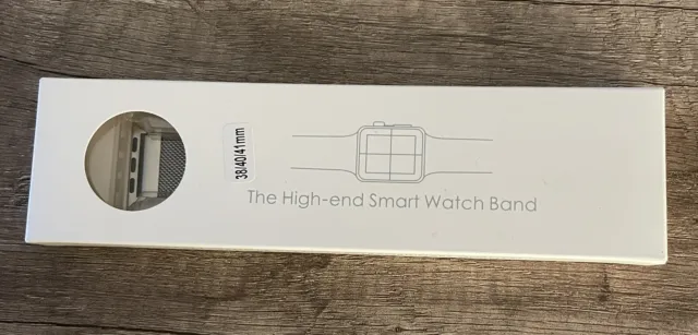 Silbernes Edelstahl Milanese Loop für Apple Watch 38 mm