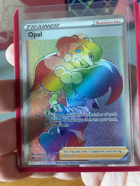 197/185 OPAL | Rare Rainbow Trainer Card | Pokemon Graded MINT 9 31.89 -  PicClick UK