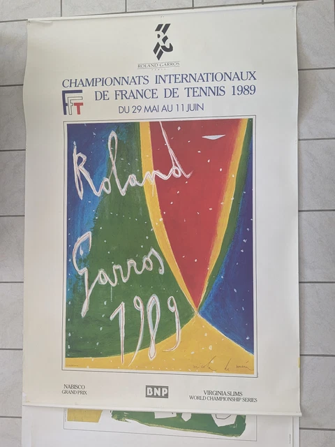 Affiche Roland Garros 2018 un livre de Fabienne Verdier - E-store