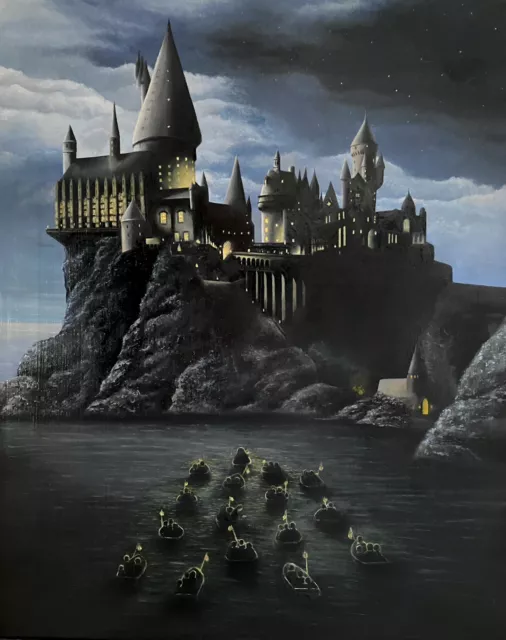 Hogwarts, Harry Potter Malerei auf Leinwand