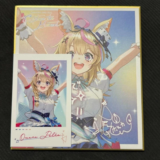 OMARU POLKA HOLOLIVE Super Expo 2024 Shikishi paper board & instax card