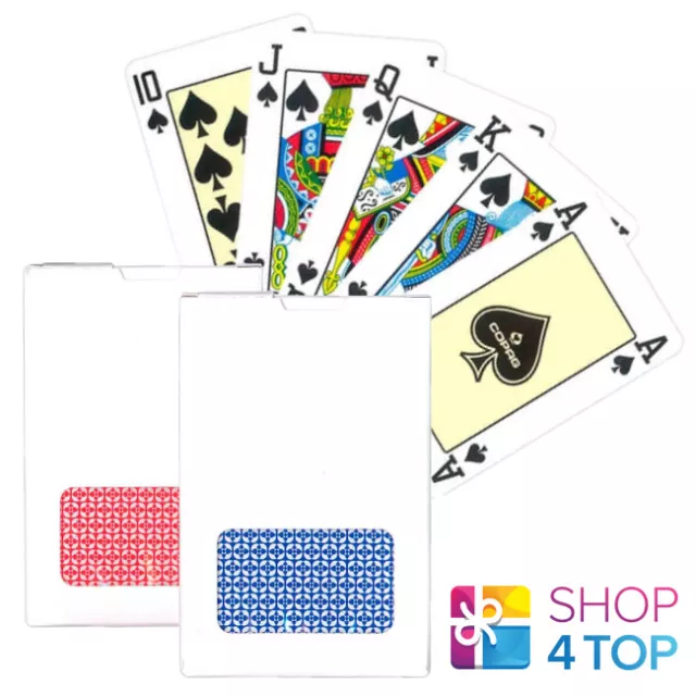 Cartes de poker Copag 4 couleurs - dos bleu