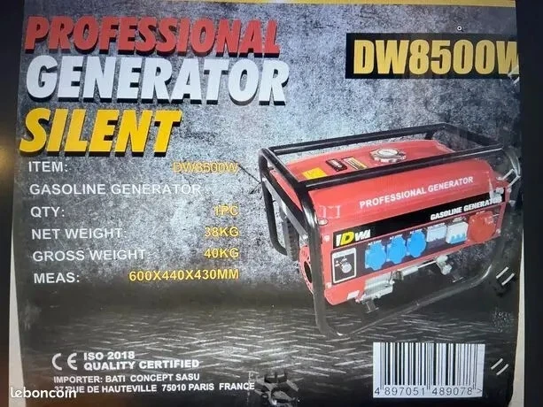 Groupe Électrogène Mono 4000W Kohler Perform 4500 XL