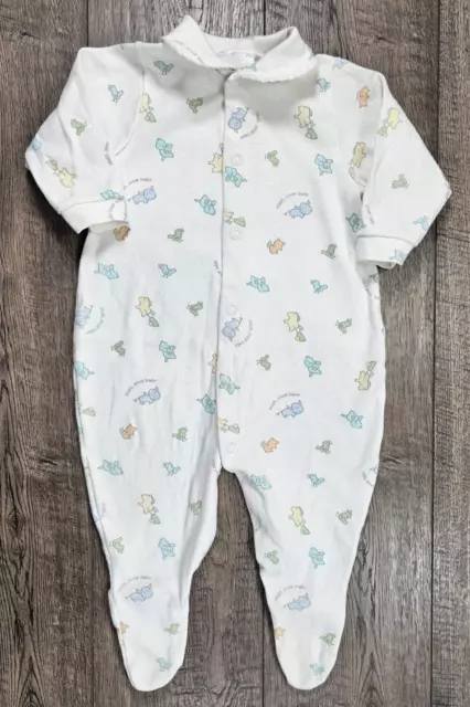 Baby Boy Clothes Vintage Carter's 3-6 Month Hush Little Baby Footed Outfit
