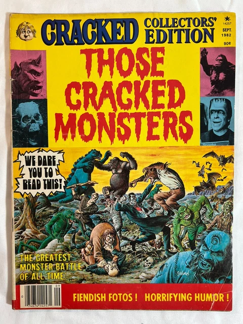1982 Cracked Collectors Edition Those Cracked Monsters Magazine Sept