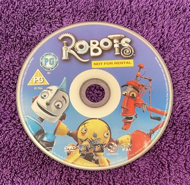 Robots Disc ROBOTS - DVD Disc Only - Children's & Family (2005) Ewan McGregor ...