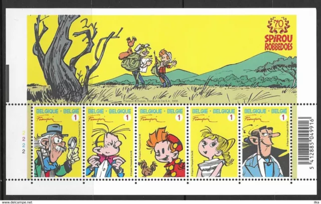 Belgien**SPIROU-Block 5 Mkn-von Tintin Magazin-COMICS-PF