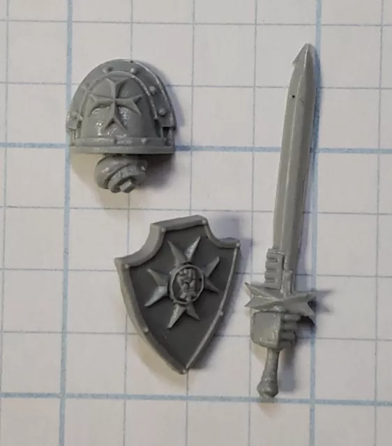 30k Imperial Fists Bits Horus Heresy Templar Brethren Crusade Shield Sword R Set