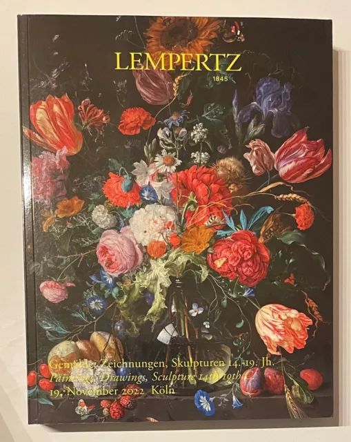 Lempertz Auktion Katalog - Nr. 1209 Gemälde, Zeichnungen, Skulpturen 14.-19 JH