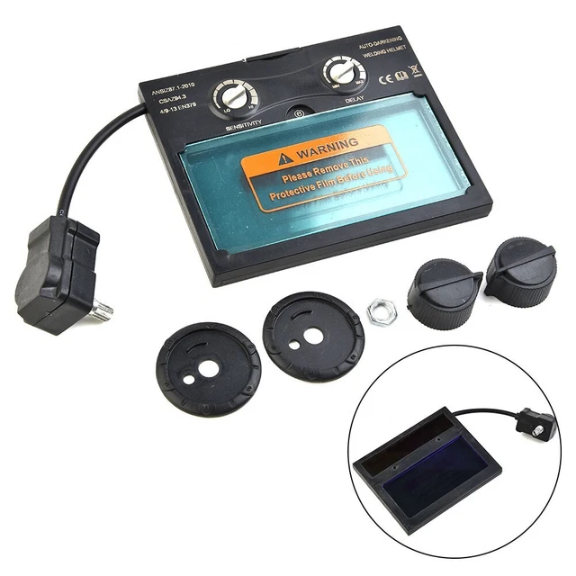 Auto-Dimming Welding Helmet Lens Photoelectric Resin Sensitivity Adjustment