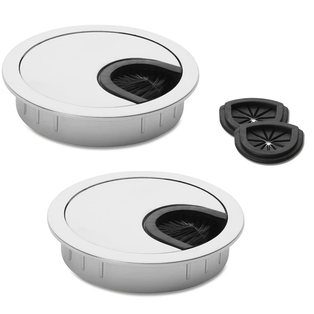 Bruce. ® 2x Premium Kabeldurchführung aus Metall I - Akzeptabel