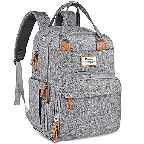 RUVALINO Diaper Bag Backpack, Multifunction Travel Back Pack Maternity Baby C...