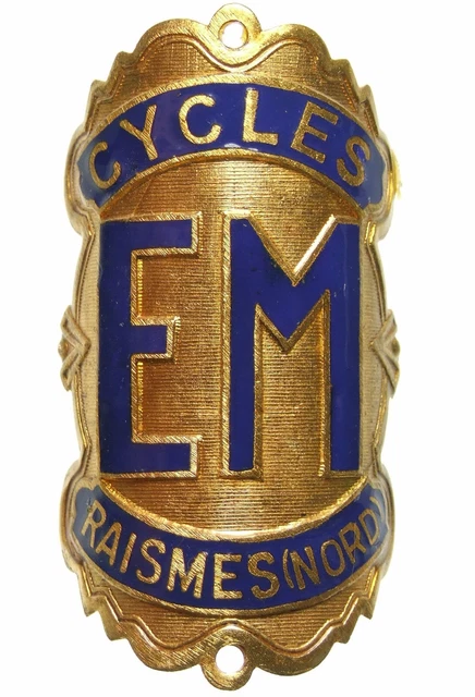 Plaque Bicyclette / Vélo / Objets Collection Vélo Em