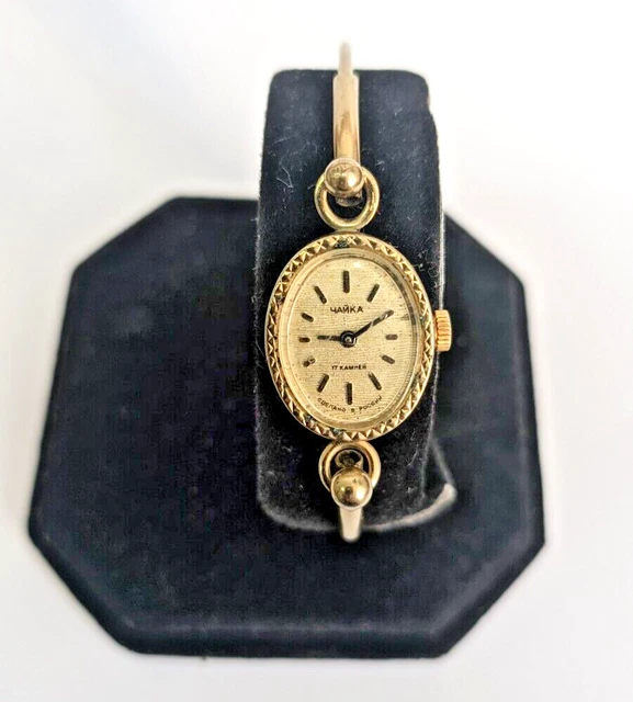 Montre Vintage Femme DUKE – Mécanique Manuelle, Plaqué Or, Cadran Blanc (années 1950-60)