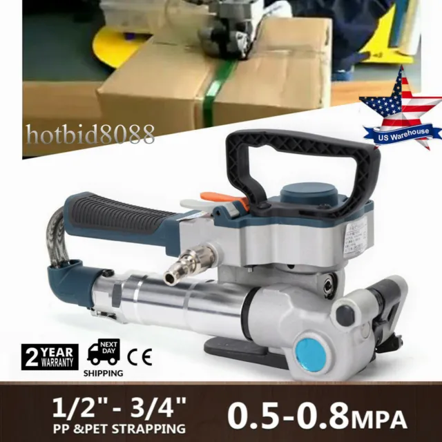 Handheld Pneumatic Strapping Tool PP & PET Packaging Strapping Machine Portable