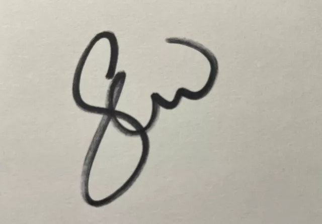 Handsignierte Signatur SERENA WILLIAMS, TENNIS Erinnerungsstücke Autogramm