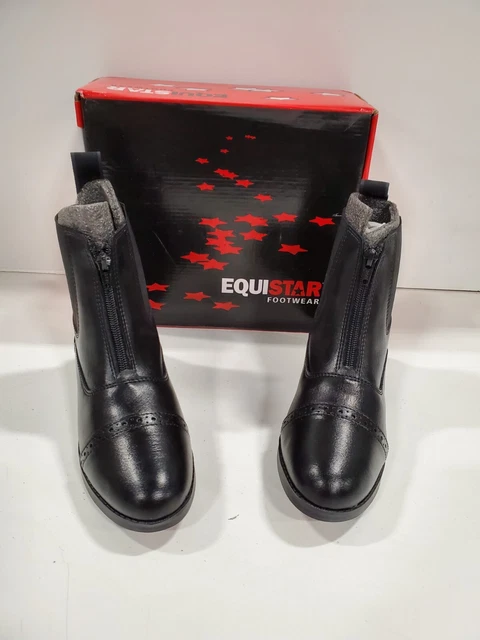 EQUISTAR Kids All Weather Zip Paddock Boots - Size: 3