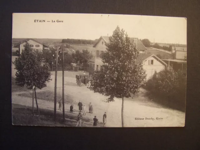 CPA  - ( Meuse - 55 )  - Etain  - La Gare