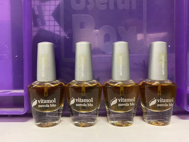 Stock X4 Pezzi Di Smalto Anti Rosicchio Unghie VITAMOL 10 ml X 4