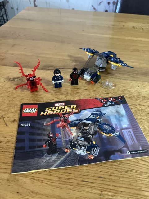LEGO MARVEL SUPER Heroes Carnage s SHIELD Sky Attack Set 76036 Complete 8.50 PicClick UK
