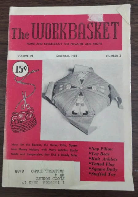 De colección The Workbasket Volume 21 de diciembre de 1955 Número 3