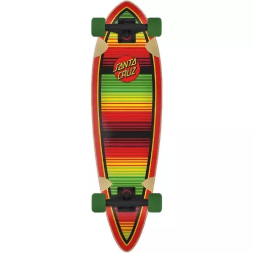 SANTA CRUZ COMPLETE SKATEBOARD 9.2" X 33" Serape PINTAIL Skateboard Complete CRU