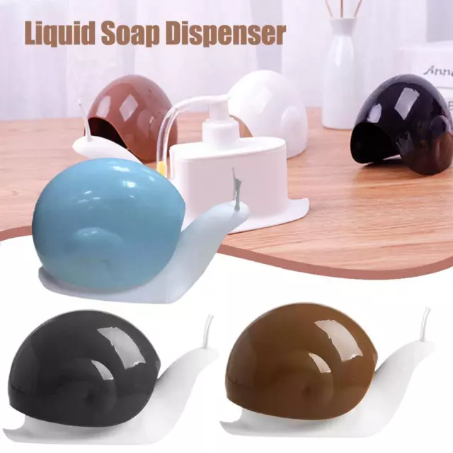 Cute Creative Snail Liquid Soap Dispenser 120ml Pump Novelty Lotion 2024