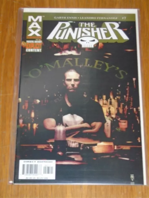Punisher #7 Marvel Max Comics August 2004 Nm (9.4)