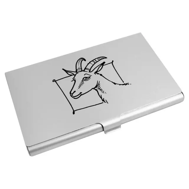 'Goat Head' Business Card Holder / Credit Card Wallet (CH00020867)