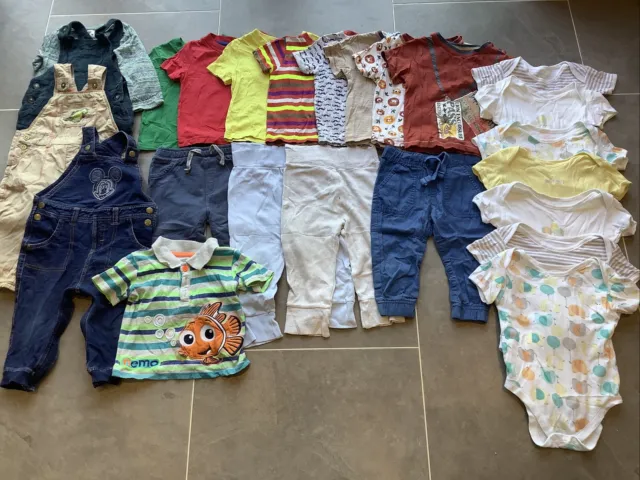 Large baby clothes bundle 9-12 months - 24 items