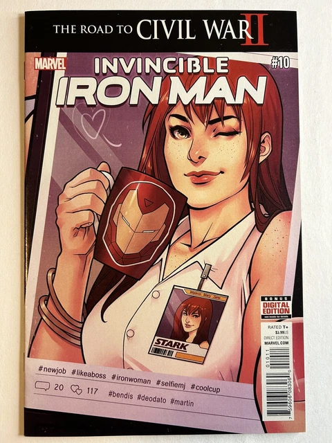 Invincible Iron Man #10 | VF | Biohack Ninja | Mary Jane, Riri Williams | Marvel
