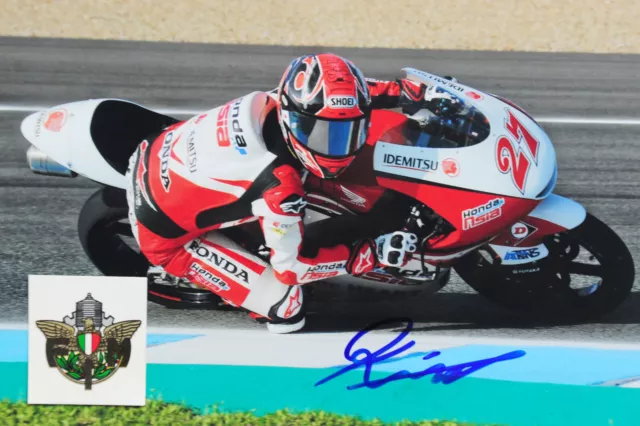 Signiertes Foto von  MotoGP Pioten   Kaito Toba   JPN   13 x 18  cm