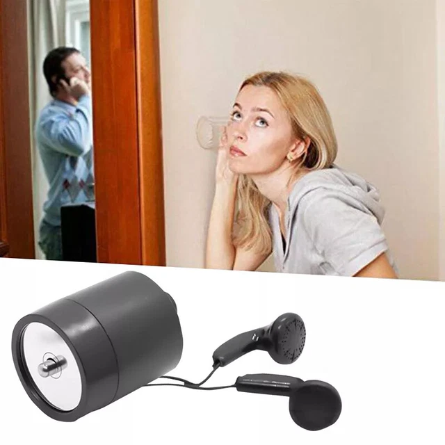Amplificateur Sonore Mural - Détecteur D'écoute à Travers Les Murs Avec Casque 3,5 Mm - Haute Sensibilité Pour Bruits De Tuyauterie Et Anomalies - 2
