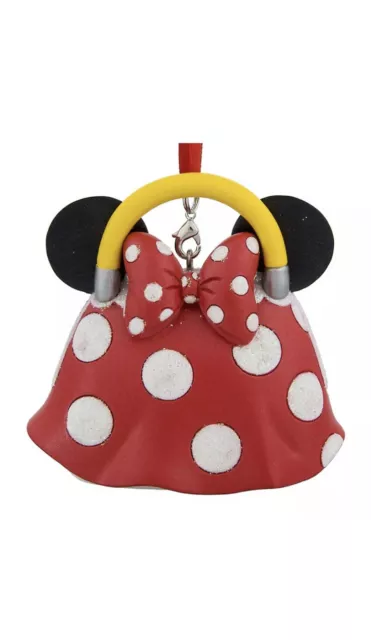 Disney Parks Minnie Mouse Purse Resin Ornament New With Tags