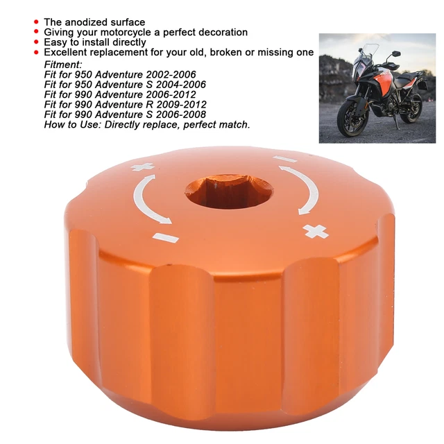 New Rotation Knob CNC Aluminum Rear Shock Absorber Adjusting Bolt Fit For 950 /