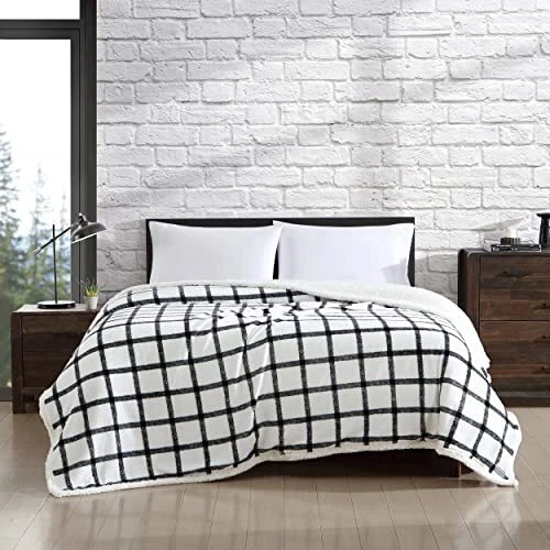 Eddie Bauer- King Blanket, Ultra Soft & Cozy Plush Home Décor, All Season Bed...