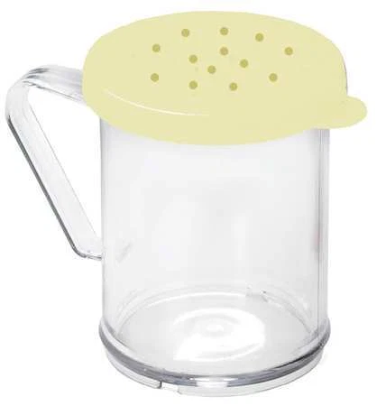 Tablecraft 166D Dredge, 10 Oz, Yellow Top, Pk12