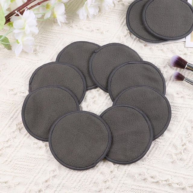 10 almohadillas de limpieza facial lavables limpieza de maquillaje de bambú